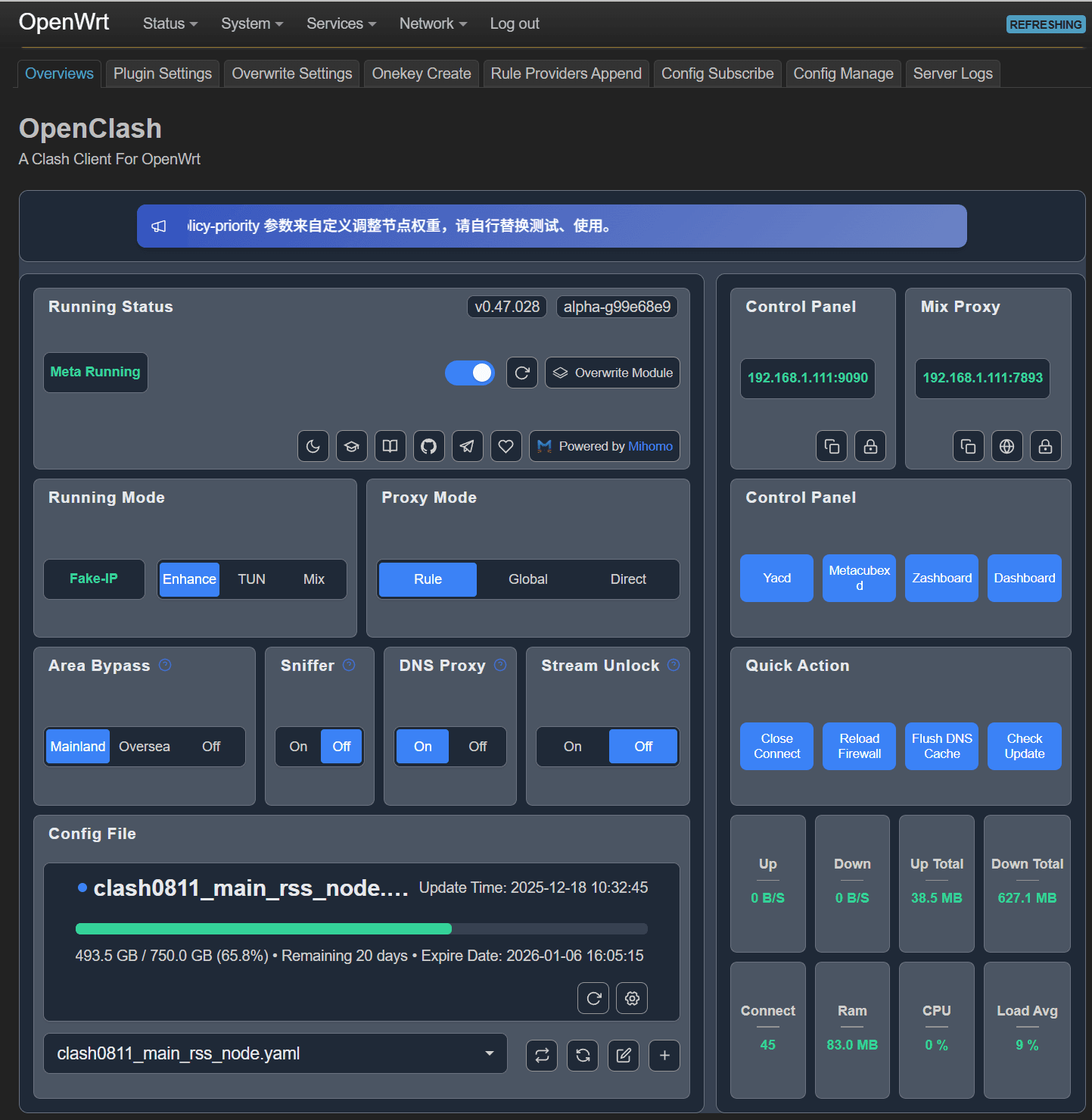 闲置 Mac Mini 变身高性能旁路由 (OpenWrt + OpenClash) 实战记录