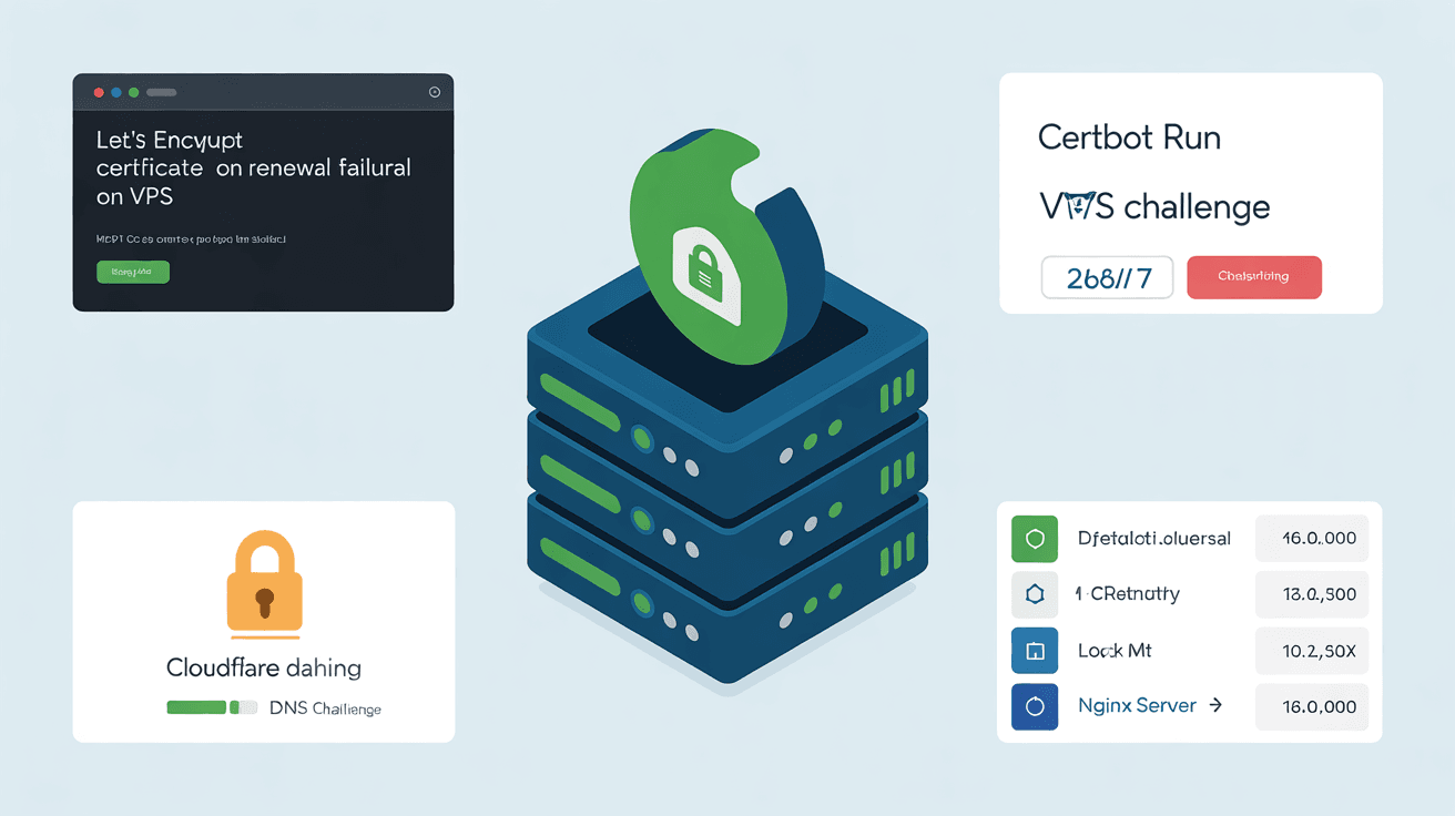 VPS 上 Let’s Encrypt 证书续期失败怎么办(2026):certbot、Cloudflare、DNS-01、端口 80 排查清单