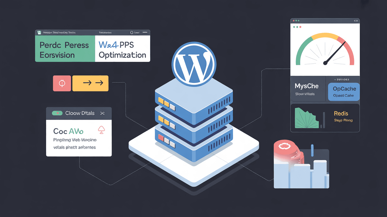 VPS 上 WordPress 很慢怎么办(2026):PHP-FPM、OPcache、Redis、Nginx 缓存、慢查询优化